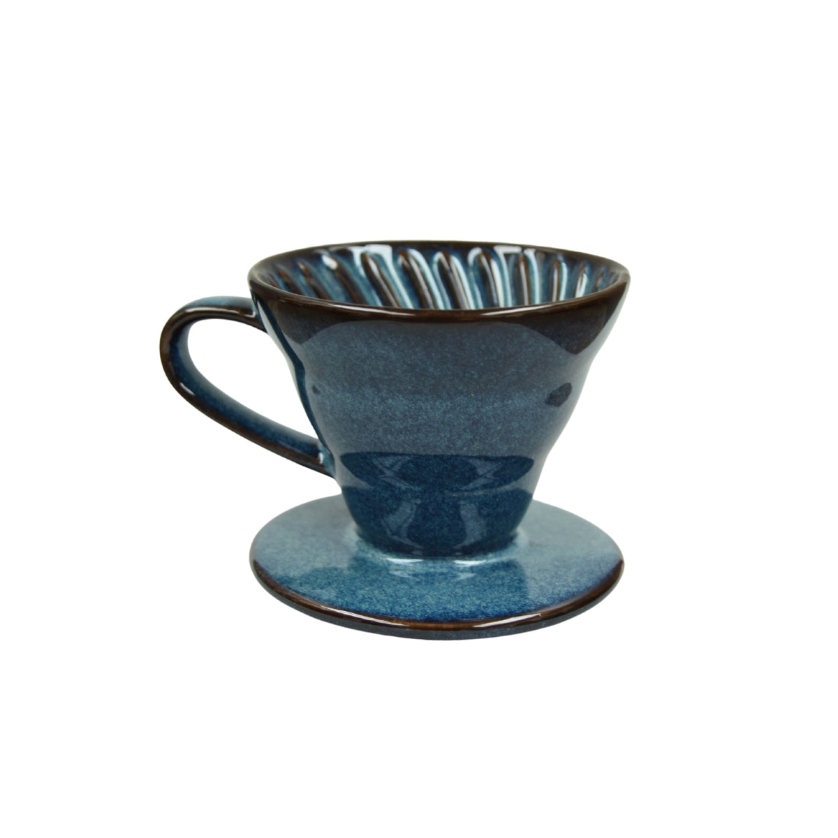 Ceramic Coffee Dripper - Deep Blue