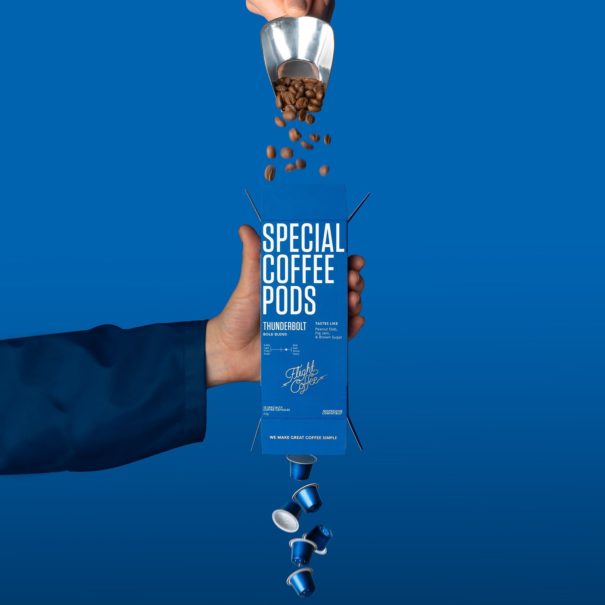 Flight Coffee Thunderbolt Specialty Coffee Pods