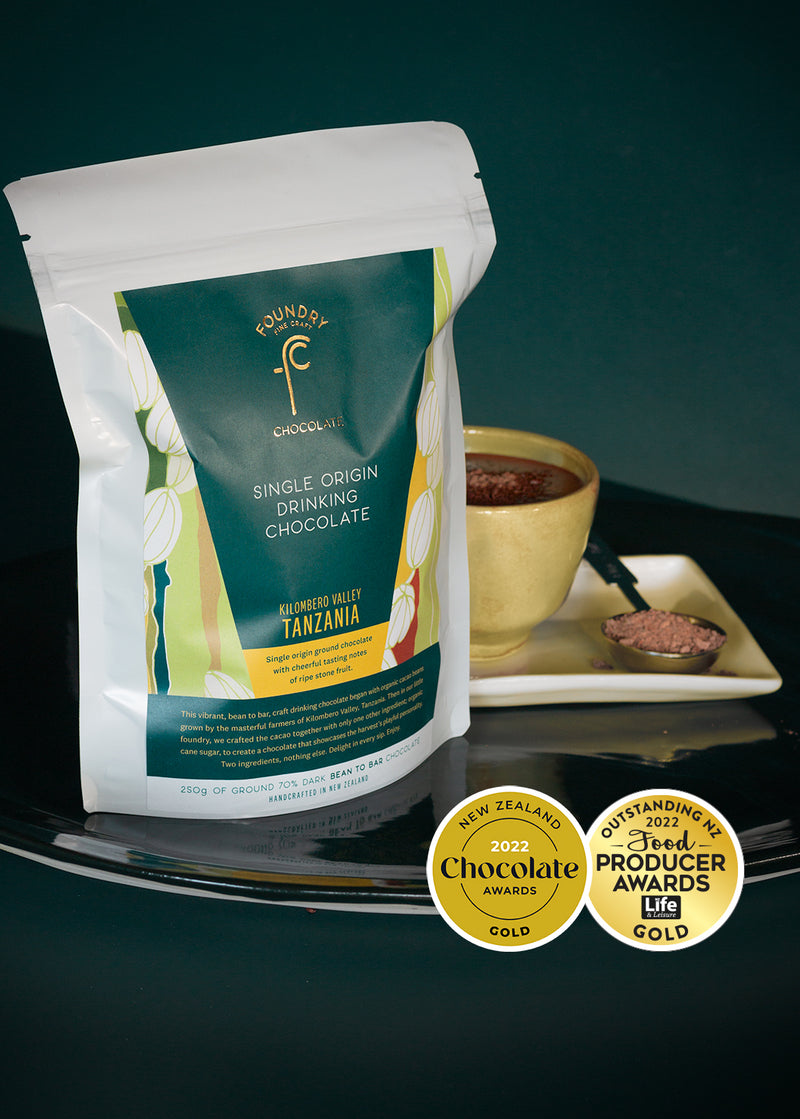 Foundry Chocolate Tanzania Drinking Chocolate - 70%